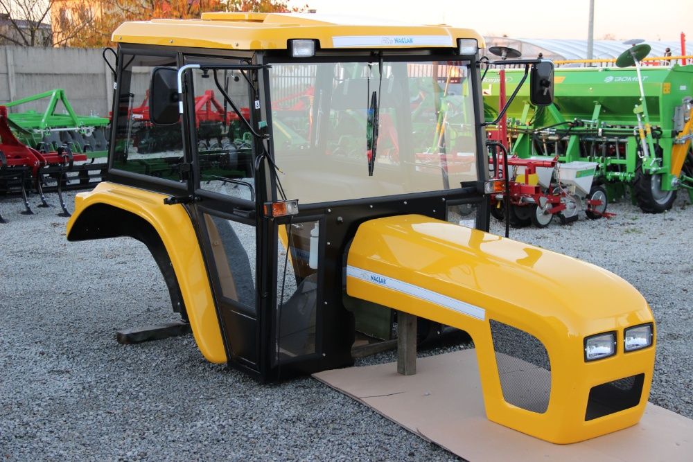 Kabina C360 maska C- 360 Naglak zestaw żółty kabiny maski