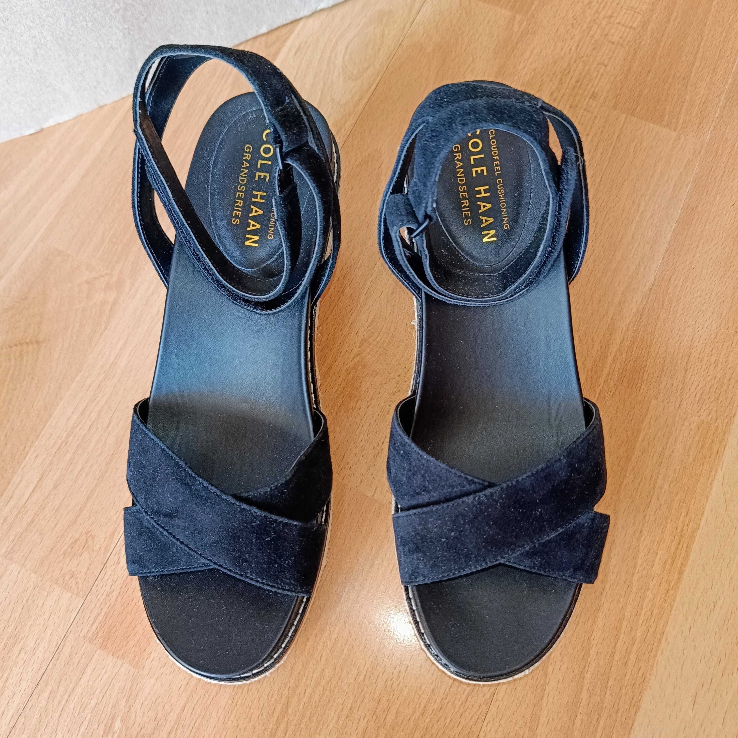 Cole Haan sandały na koturnie rozmiar 9,5 B / 26-26,5 cm nowe