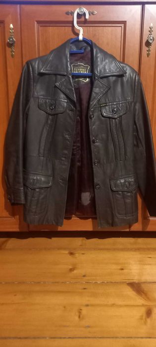 Kurtka marynarka skórzana damska 36 S