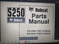 Katalog części Parts manual Bobcat S250