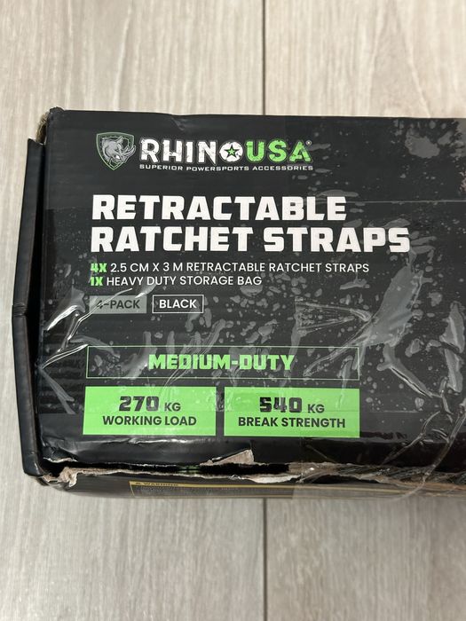 Pasy transportowe mocujące z zapadką nowe