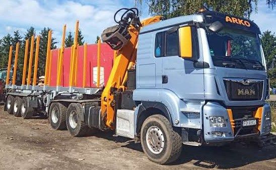MAN 33.500 drewna Epsilon 250z + Umikov