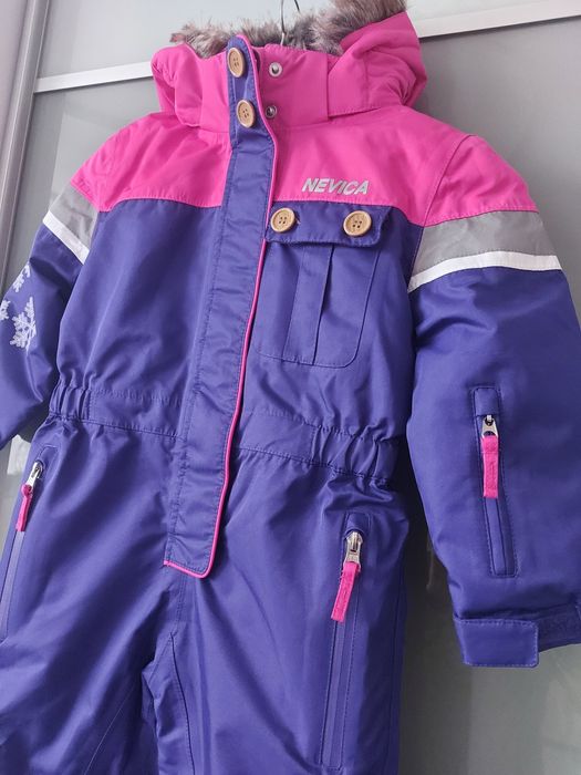 Зимовий термокомбінезон на дівчинку Зимний комбинезон Nevica 3-4 года