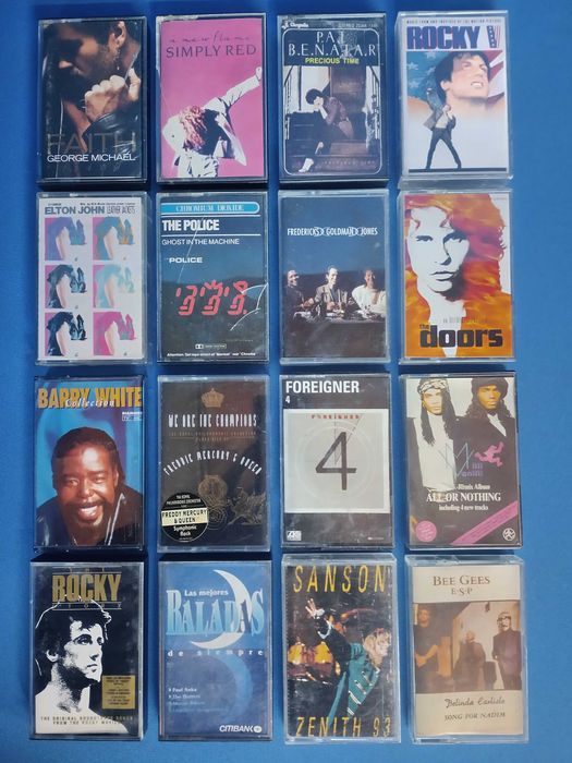 cassetes audio gravadas originais (adicionadas novas cassetes a 22/11)