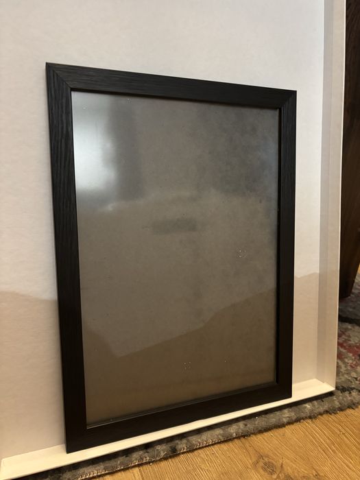 4x Boti ramka A4 czarne ramki do zdjęć 21x29,7cm szkło antyrefleksyjne