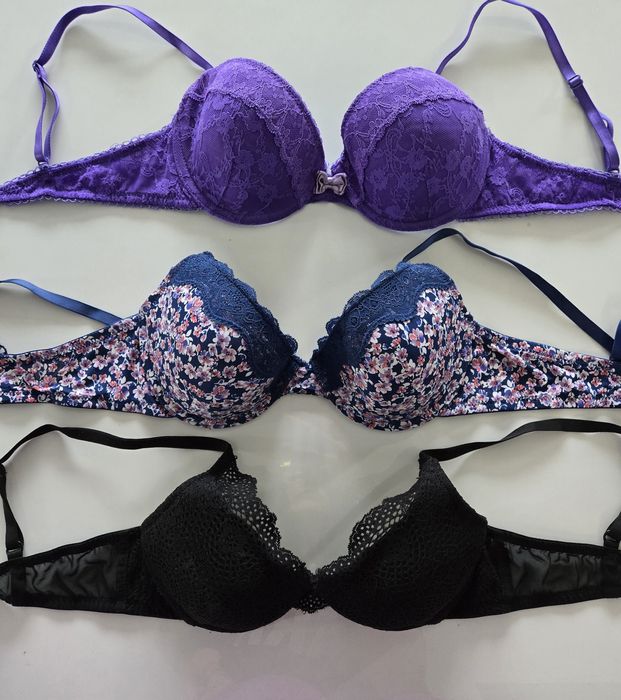 Biustonosz 3 sztuki H&M Lindex 70B komplet
