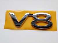 V8 емблема шильдик