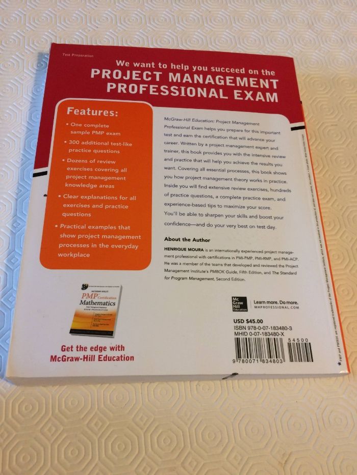 Vendo Livro guia PMP PMI para exame como novo