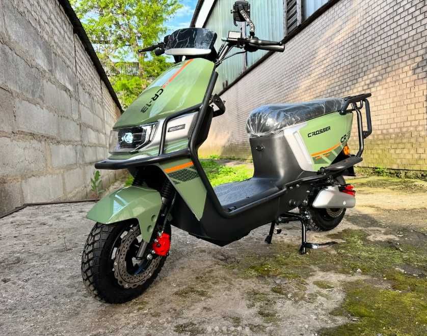 Мощный новый Электроскутер Crosser CR-13 2025 2000 Ватт 72В 24 А\ч.Жми