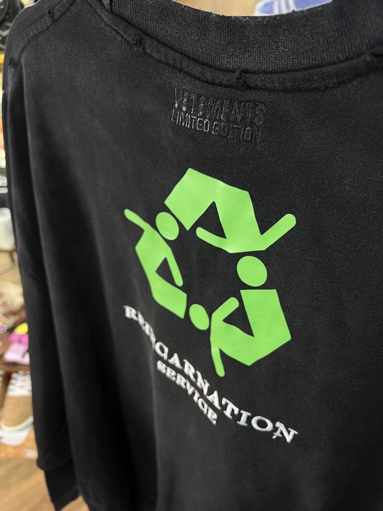 Світшот Vetements “Not Doing Shit Today” Black