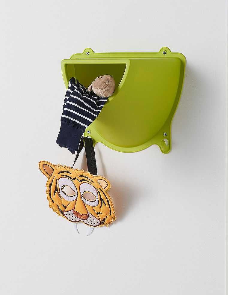 Детская полка, модуль Krokig с крючками, органайзер, жабка от ТМ Ikea