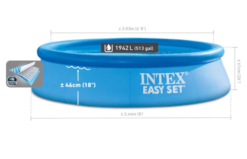 Basen z calym wyposazeniem INTEX