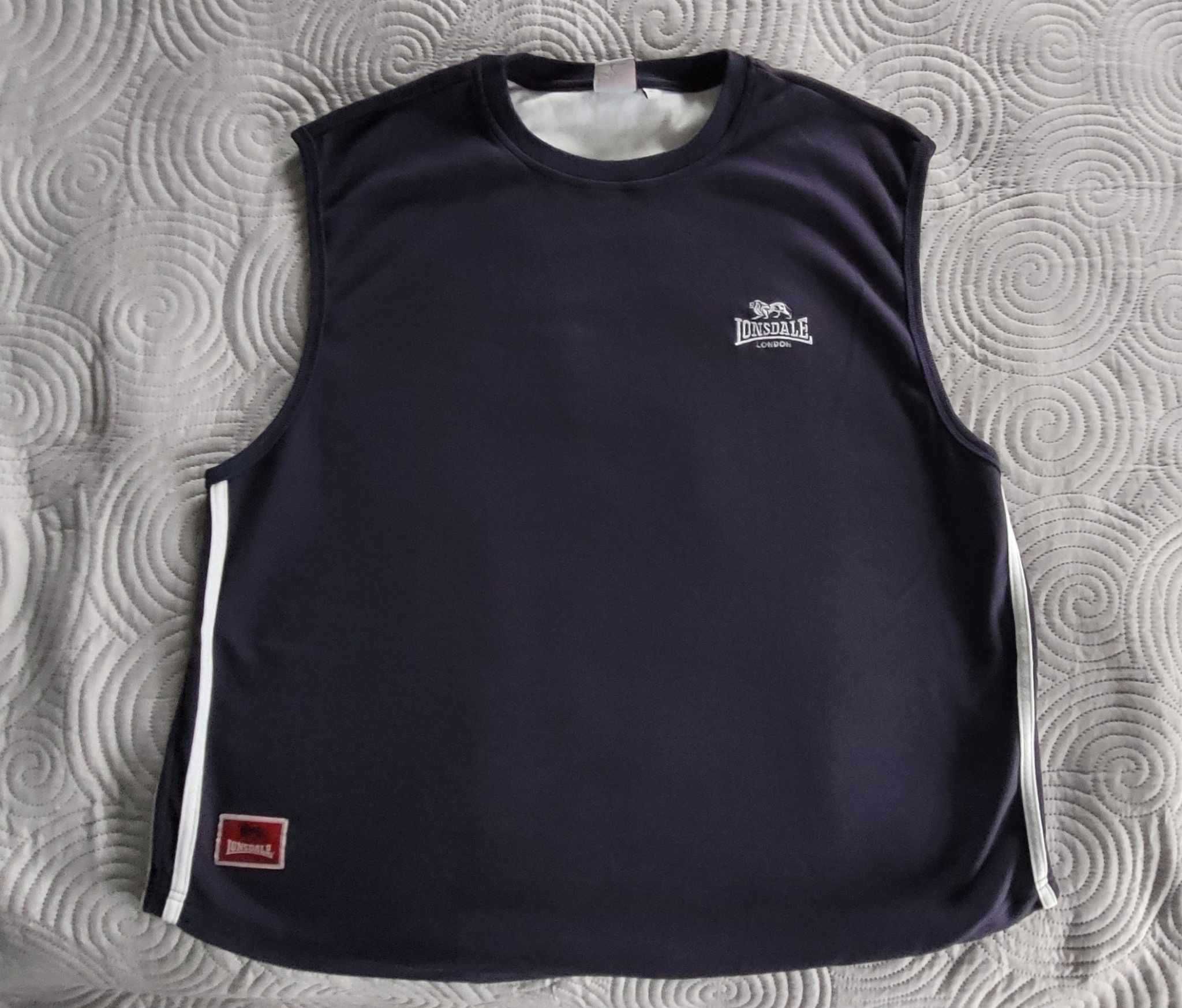 Bezrękawnik / Tanktop Lonsdale Rozmiar XL Granat Granatowy