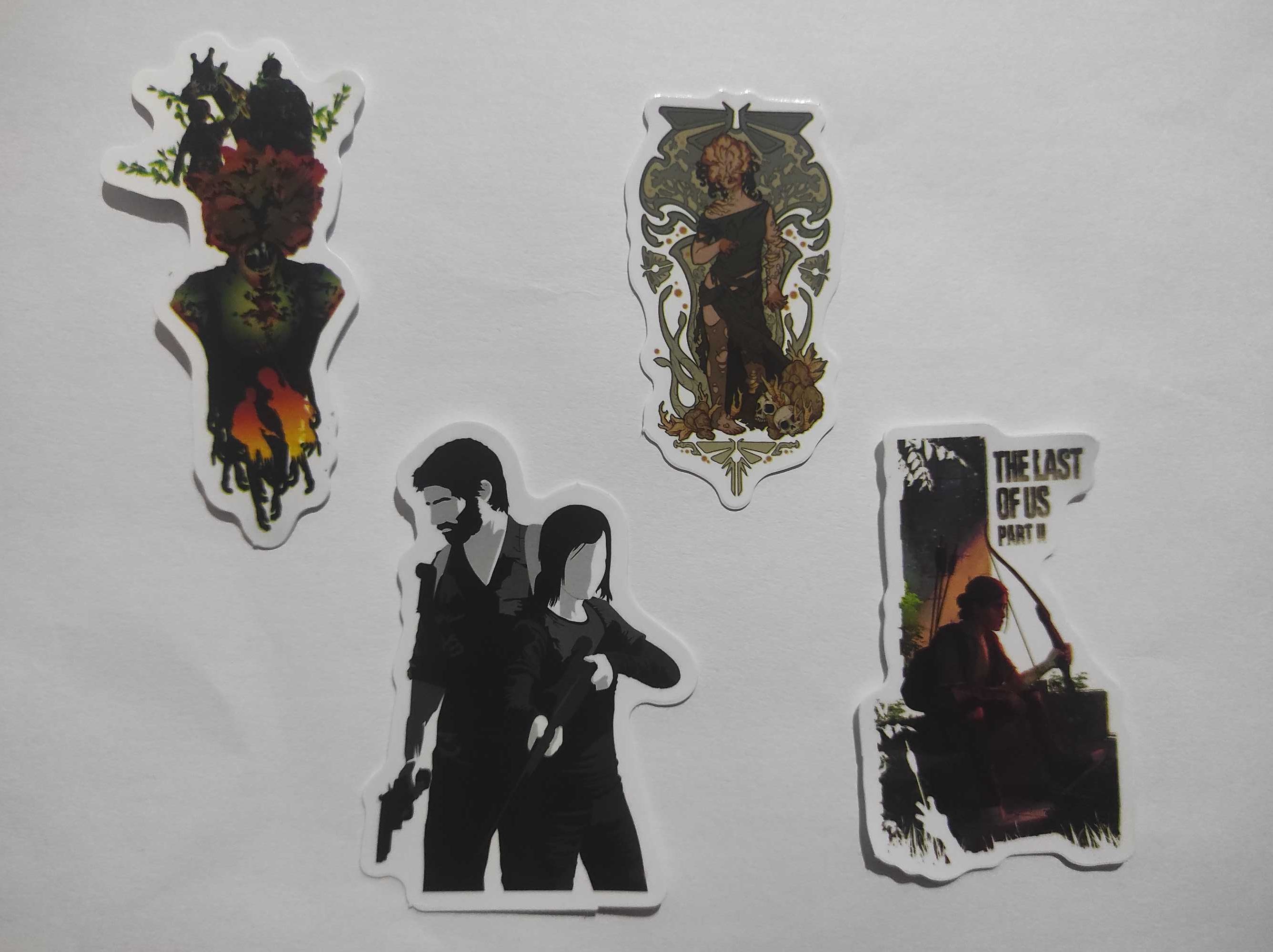 Stickers/Autocolantes com tema de The Last of Us