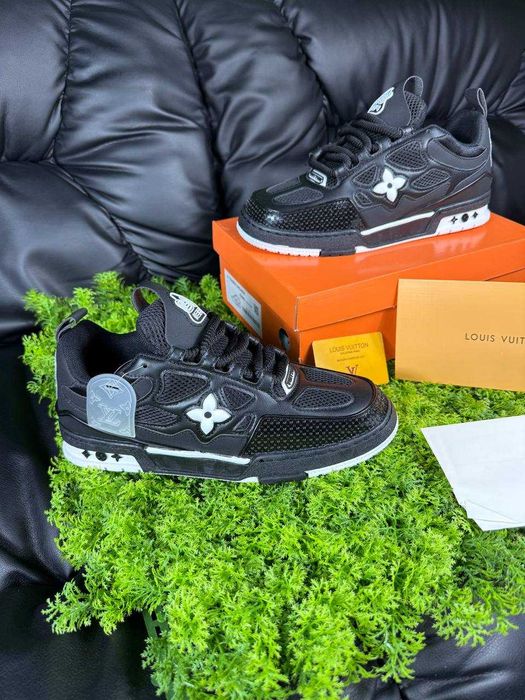 Кросівки Louis Vuitton Skate Sneaker луї вітон чорні луи дрилл