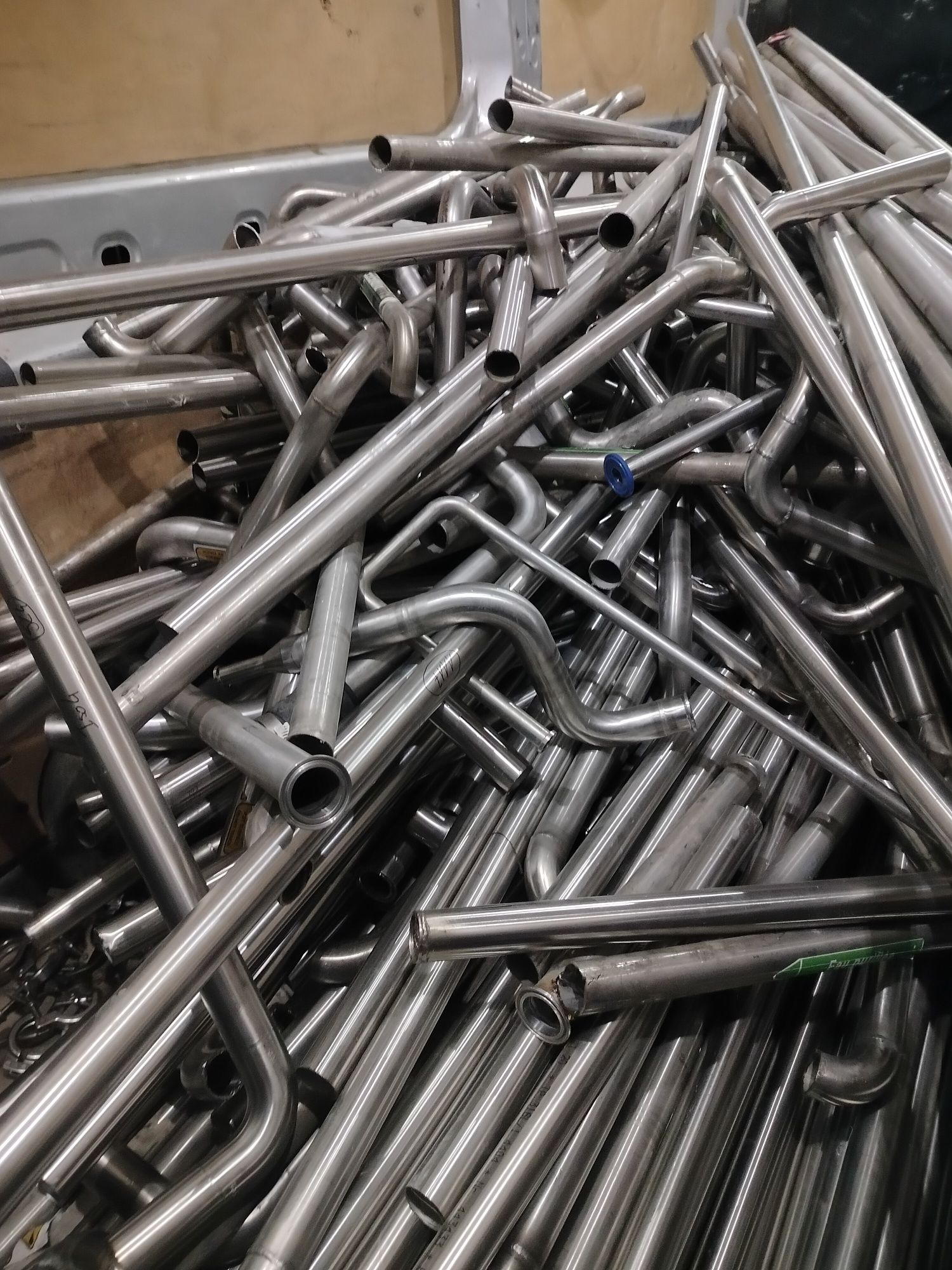 Rura nierdzewna nierdzewka 38/1.2 mm kolana kształtki balustrady stal