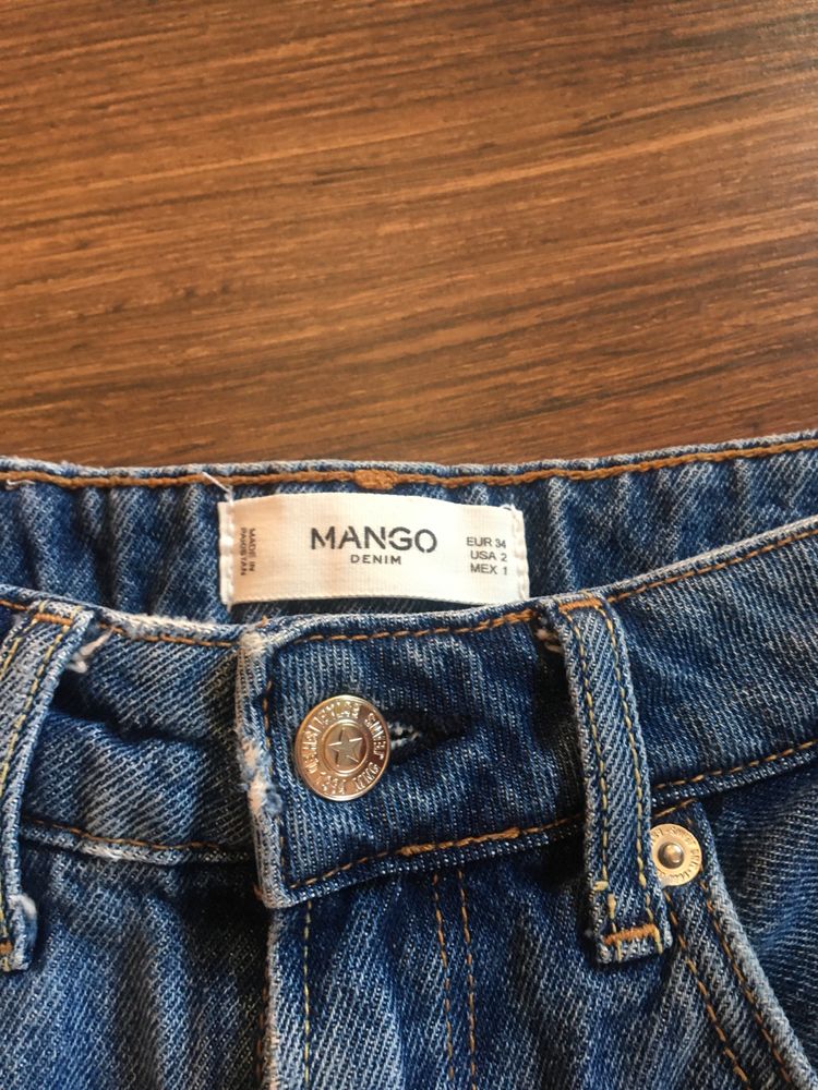 Okazja !!Spodenki jeansowe xs Mango Denim