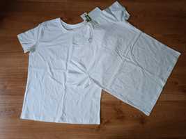 Koszulki chłopięce 2 pack białe 146