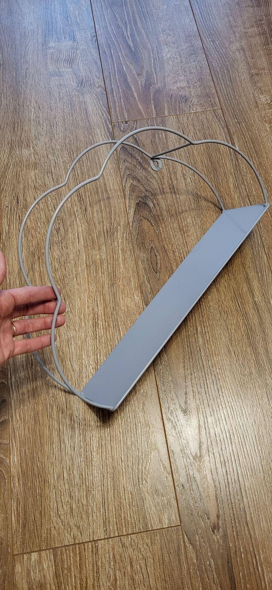 Zestaw półek : 2x chmurka księżyc półka metalowa