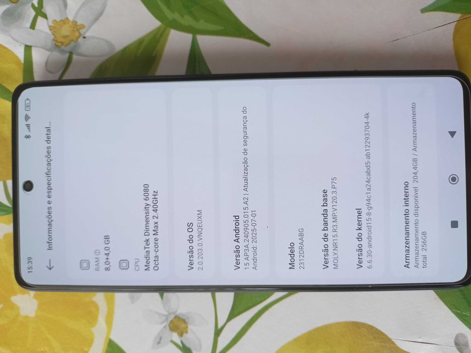 Redmi note 13 5g 8gb RAM 256 armazenamento