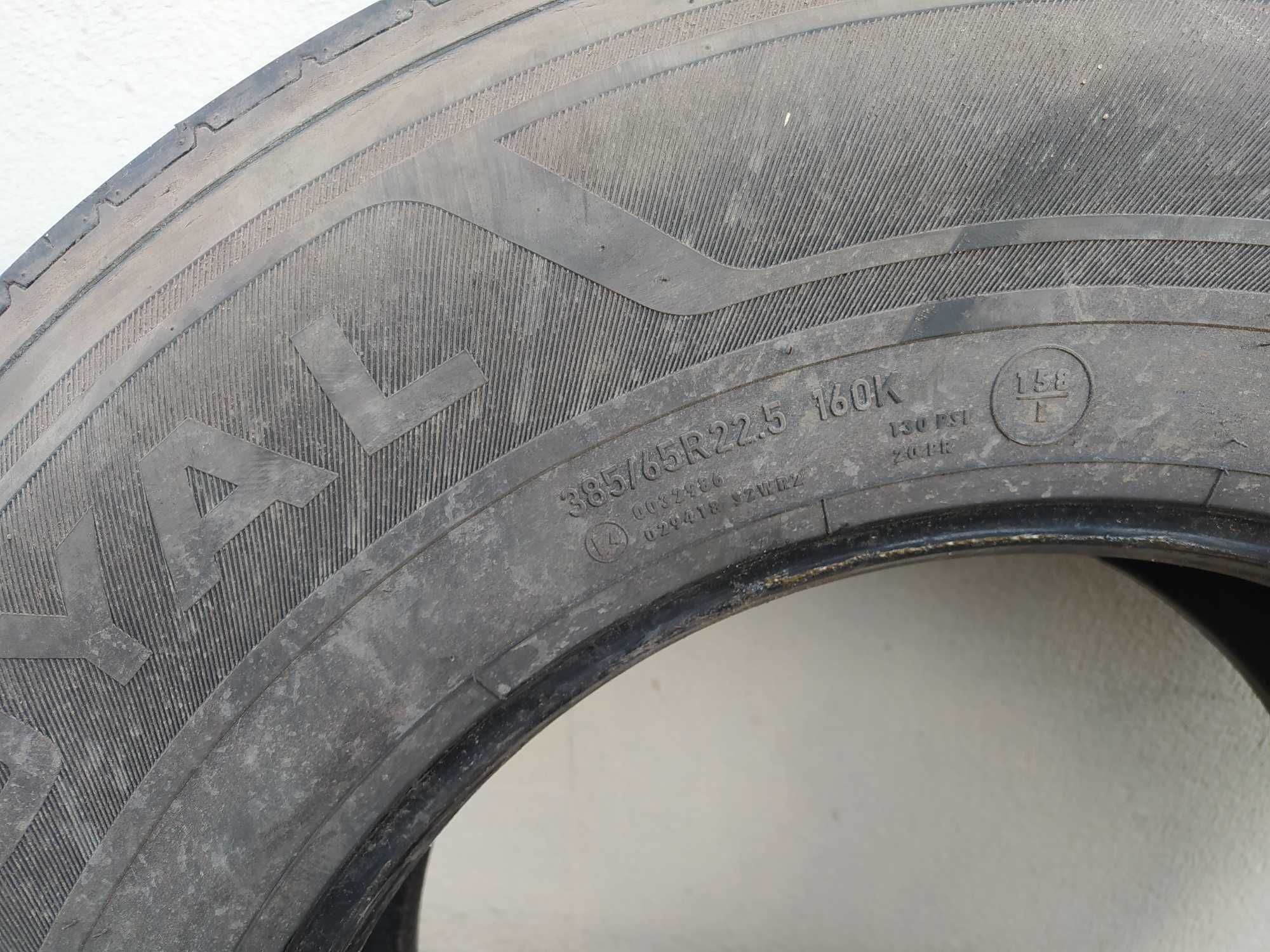 1x Uniroyal FH40 385/65r22.5 naczepowe/ wleczone. 2021rok