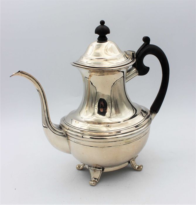 Serviço de Chá e Café Art Déco em Prata Portuguesa