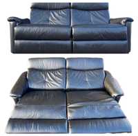 Кожаный диван-реклайнер Hukla Premium б/у (180201)