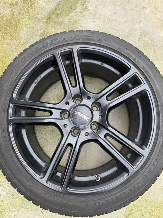 Conjunto 4 Jantes Autec 17 8.0J ET41 5x112 com Pneu Dunlop 225/45R17
