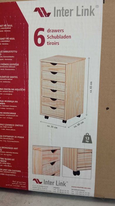 Szafki drewniane sosnowe 2 sztuki  35x40x65