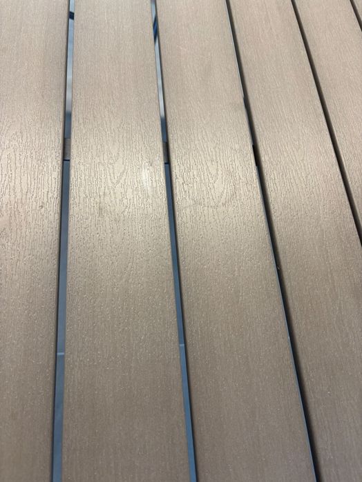 Stół ogrodowy aluminiowy Ibiza 180 cm Grey / Taupe+ 8 krzeseł