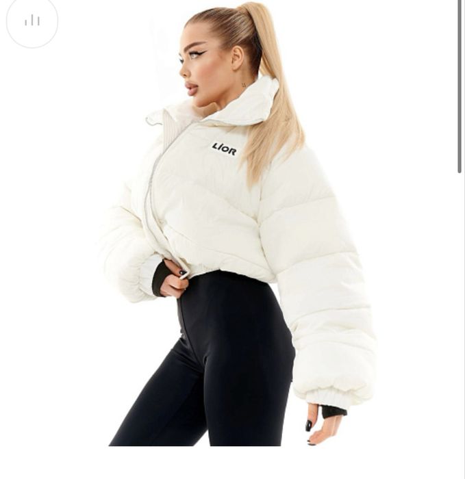 Пуховик MISHELLE белый від lior , стан ідеальний