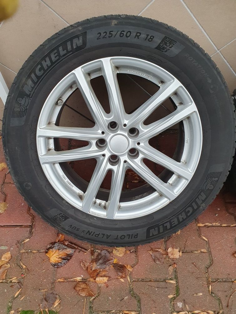 Felgi Koła 18" Bmw X3 G01 5x112 ET22+225.60.18 Michelin Alpin 5