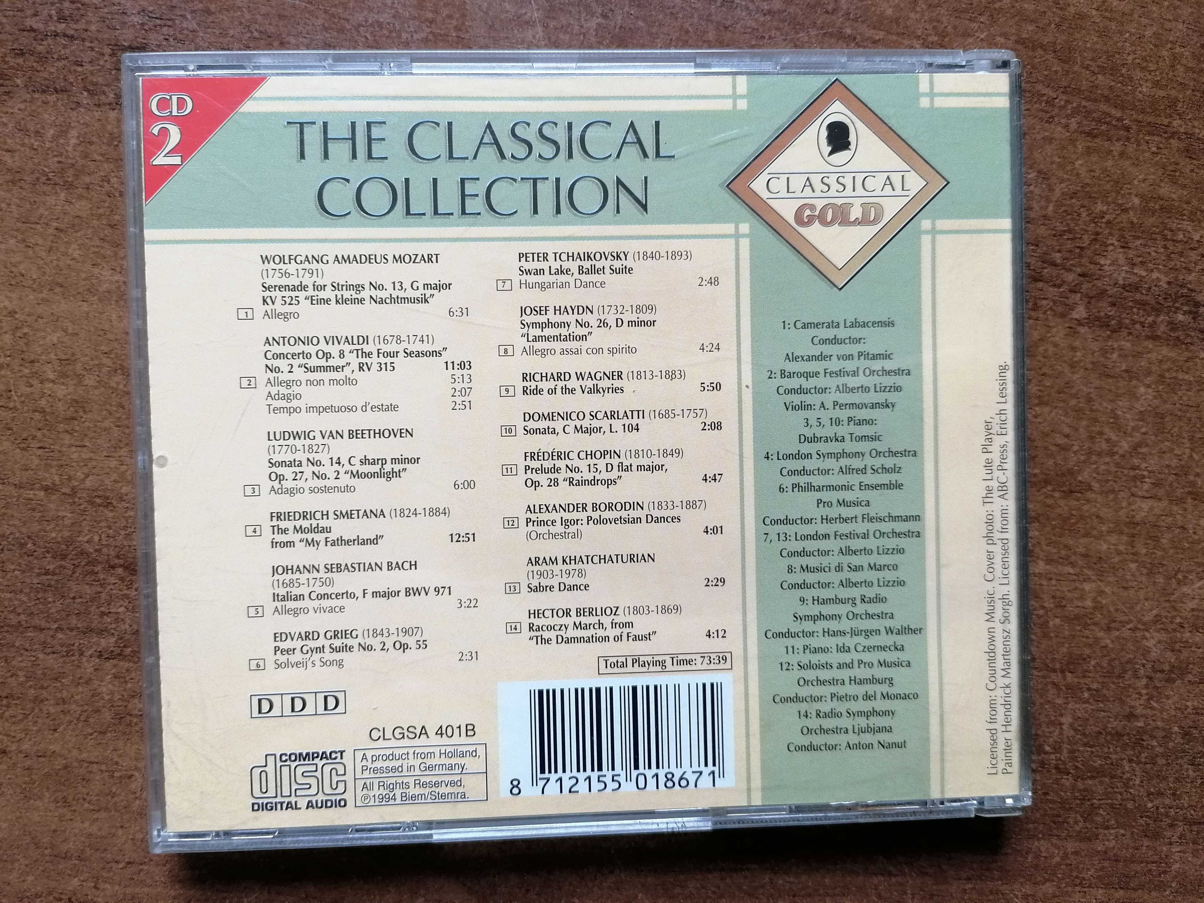 Classical collection - najsłynniejsze utwory muzyki klasycznej (4 CD)