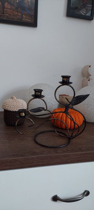 Świecznik na 3 długie świeczki