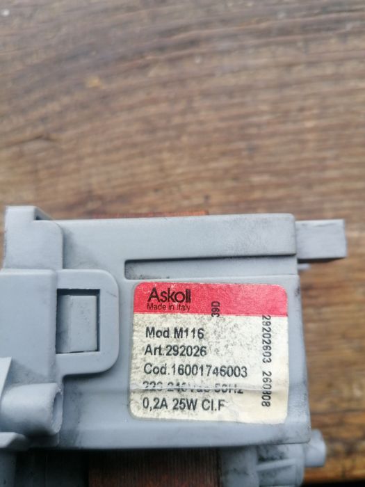 Помпа для стиральной машины Ariston!