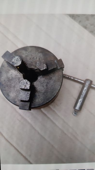 Токарний патрон 80мм 7100-0001 з ключем совдеп новий.