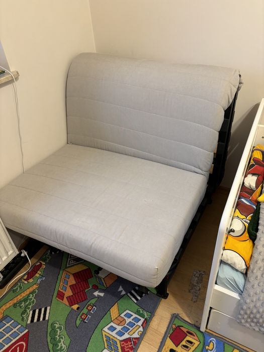 Rozkładany fotel rozkładane łóżko IKEA Lycksele Murbo