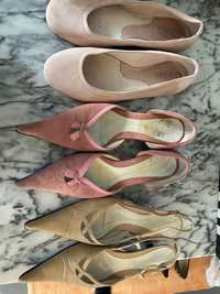 Conjunto de 3 pares de sapatos de senhora