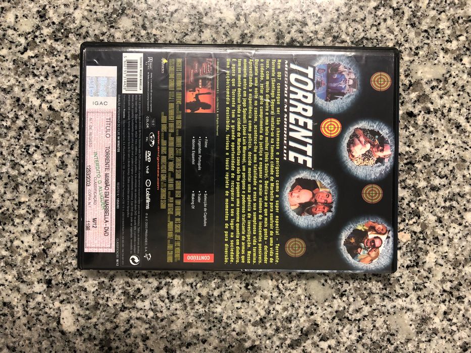 DVD “Torrente” muito estimado
