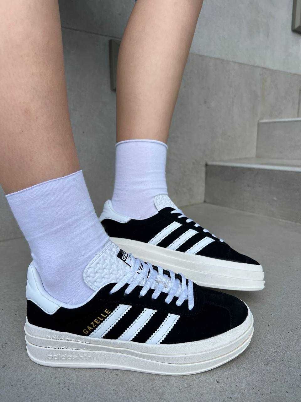 Adidas Gazelle Platform Black