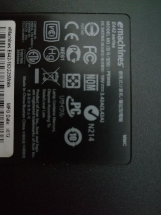 Portátil ACER E442 para peças