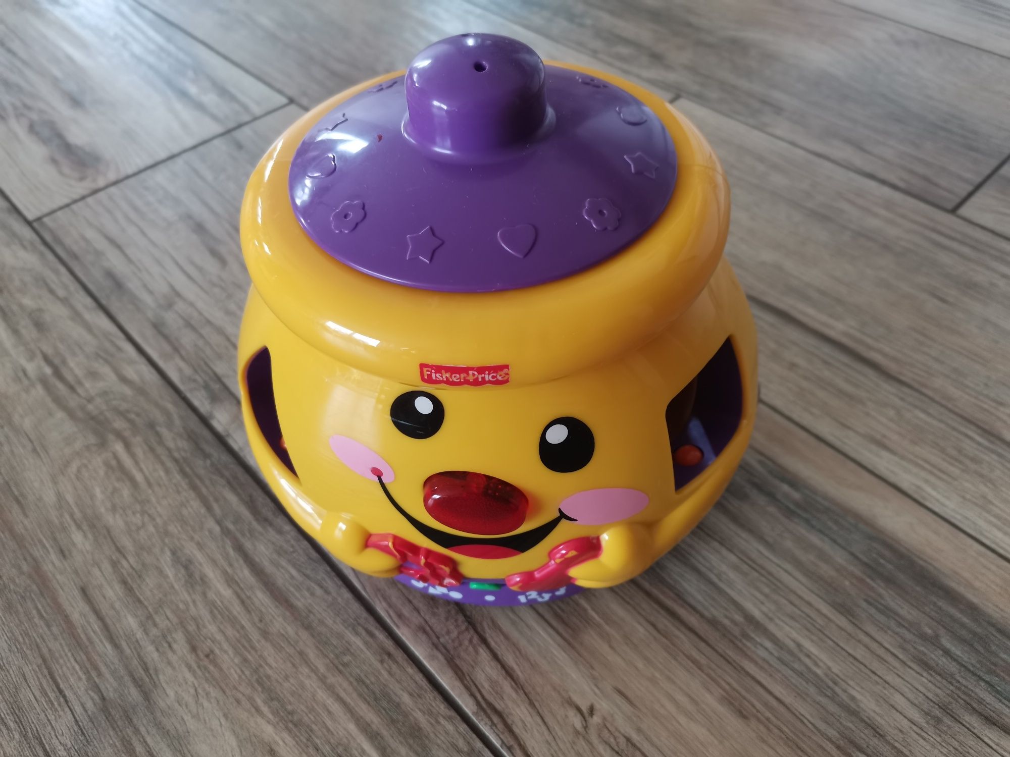 Garnuszek na klocuszek FISHER PRICE garne gadajacy dla dzieci