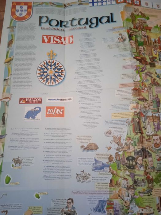 Mapa Histórico-Cultural de Portugal - Visão