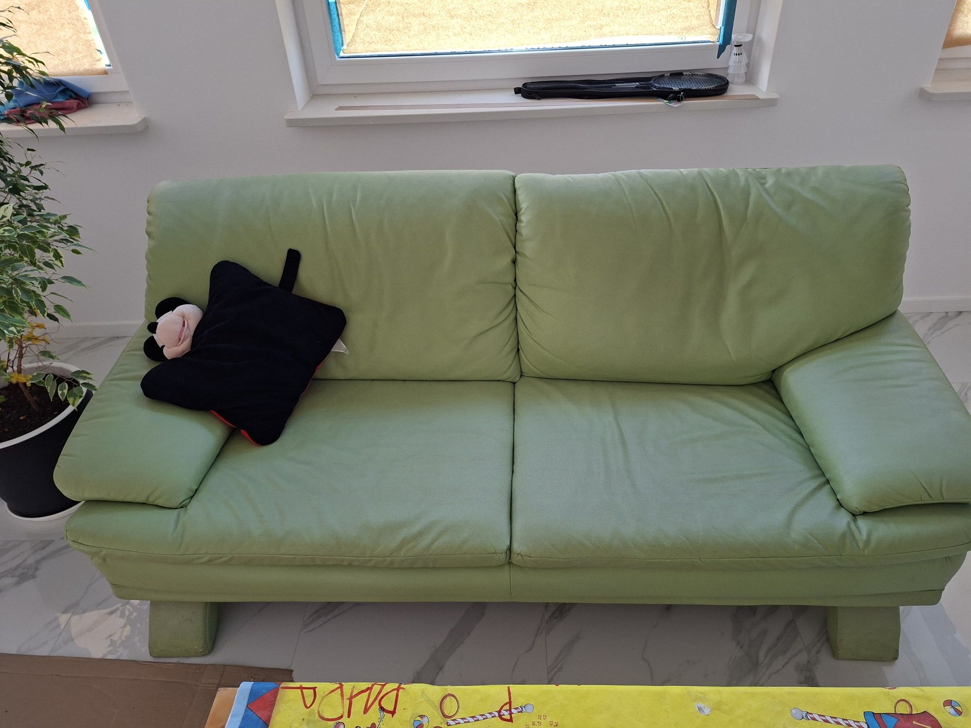 Sofa i 2 fotele, skóra eko