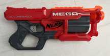 Nerf mega cycloneshock бластер
