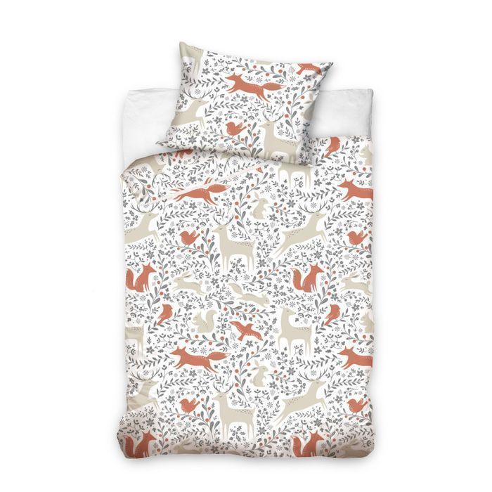 Pościel bawełniana dziecięca Liski 100 x 135 [cm]