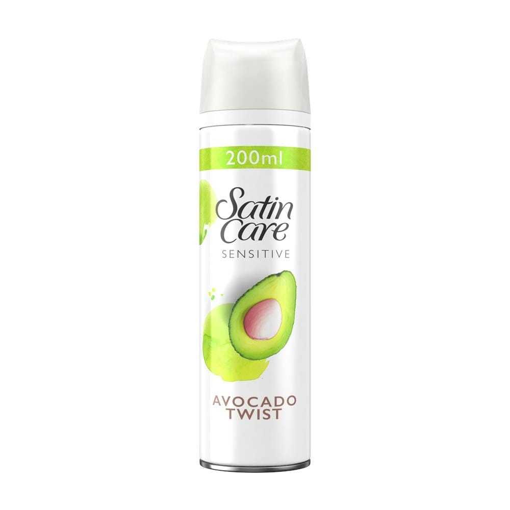 2x GILLETTE żel do golenia dla kobiet SATIN CARE AVOCADO TWIST 200ML