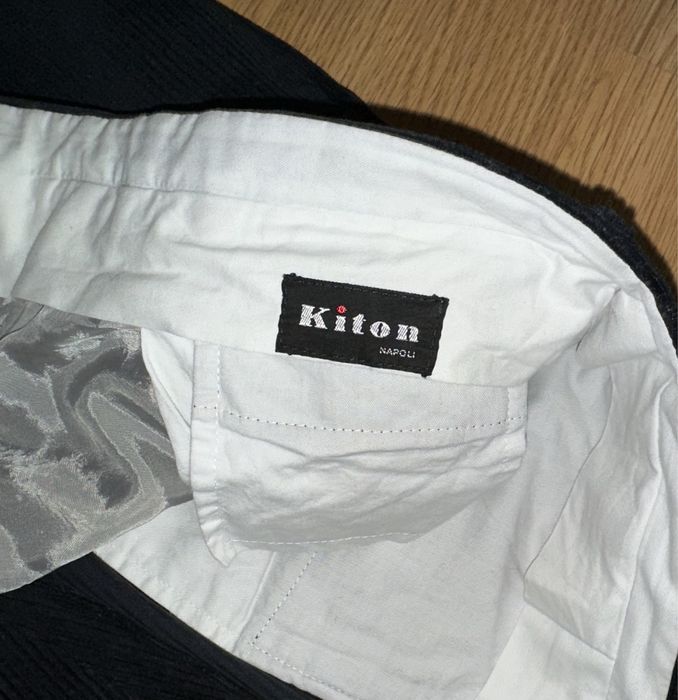 Вельветовые штаны-брюки Kiton Napoli