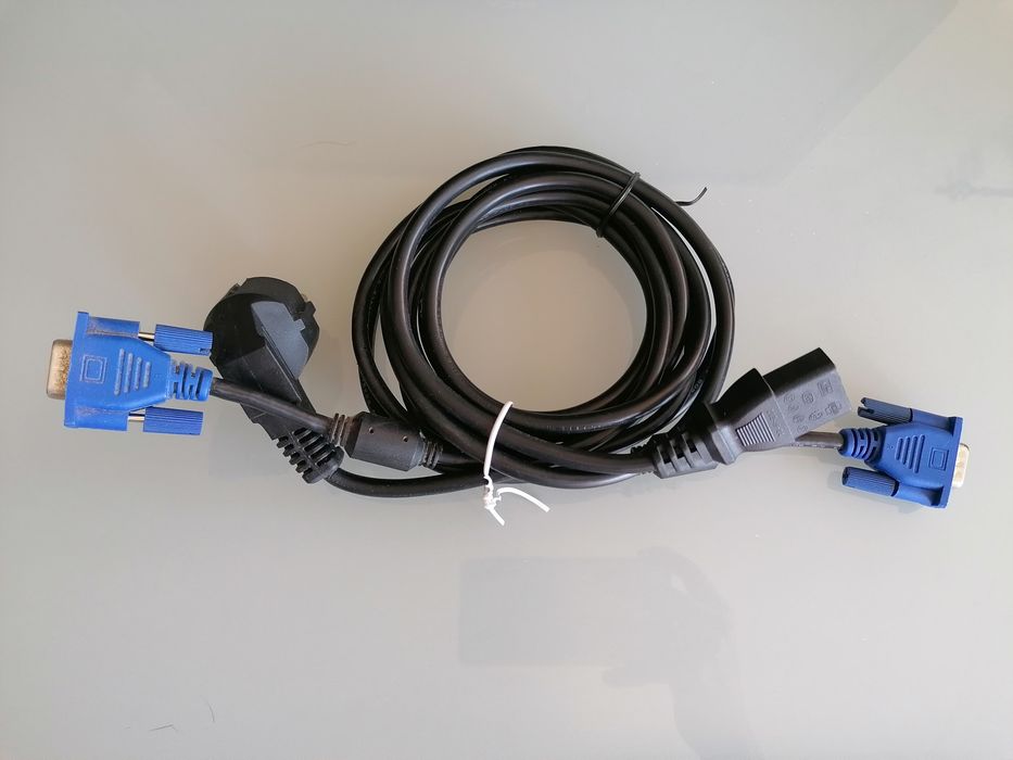 Monitor Asus FullHD VGA c/ cabos