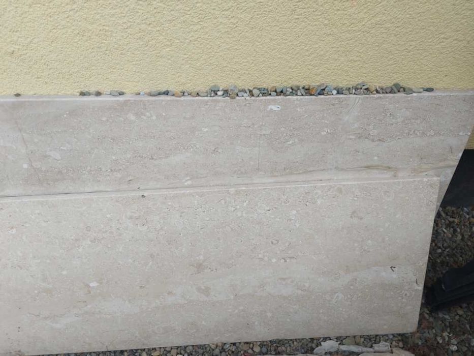 Aglomarmur z rozbiórki kominka